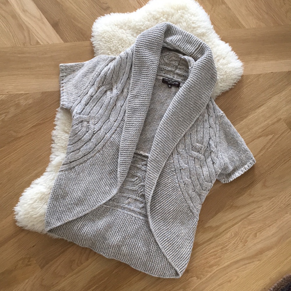 Knit Open Front Sweater Top